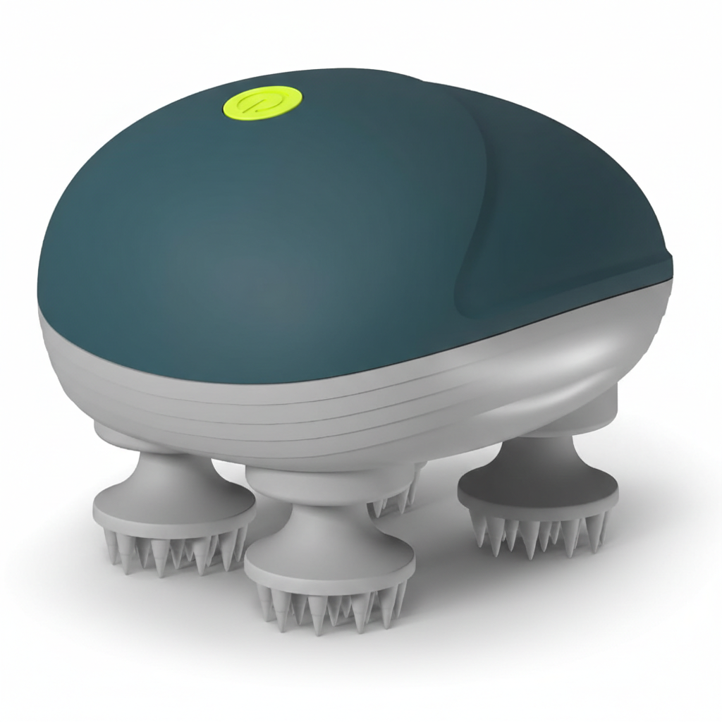 Revive Scalp Massager | 96 Silicon Kneading Points with Detachable Heads | Scalp, Body & Head Massager for Hair Growth