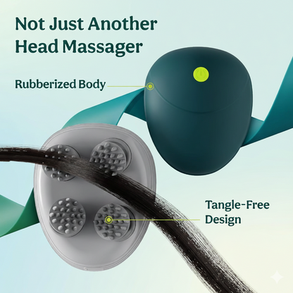 Revive Scalp Massager | 96 Silicon Kneading Points with Detachable Heads | Scalp, Body & Head Massager for Hair Growth